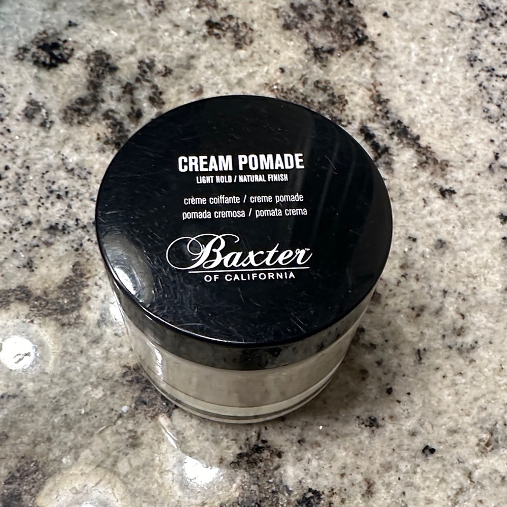 Baxter Cream Pomade - Black and White